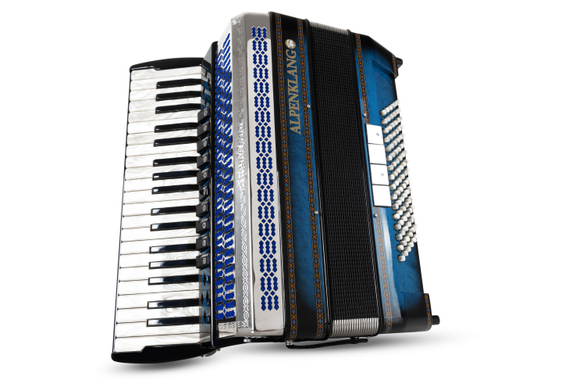 Alpenklang Pro acordeón IV 96 M Shadow Blue image 10
