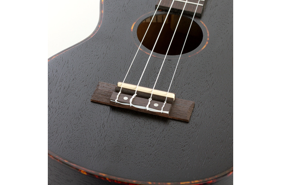 Cascha HH 2305L Premium Mahagoni Tenor Ukulele Set Schwarz Linkshänder image 10