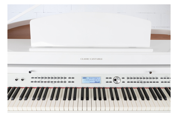 Classic Cantabile GP-A 810 Pianoforte Digitale Bianco Lucido Set image 10