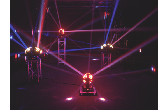 Eurolite LED B-100 Hypno Single Ball Moving Head Koffer Set image 10