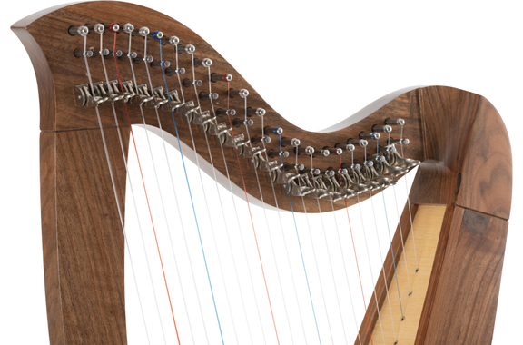 Classic Cantabile H-22 WN harpe celtique 22 cordes Set image 10
