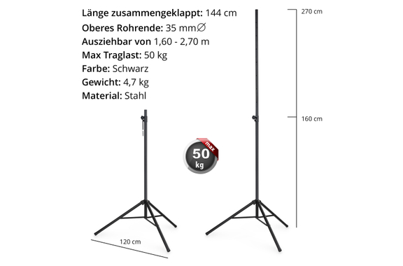 Eurolite LED KLS-180/6 Compact Lichtset incl. Statief image 10