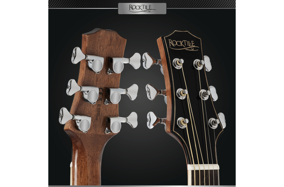 Rocktile WSC-150C-GN/BU Chitarra Western Verde/Blu image 10
