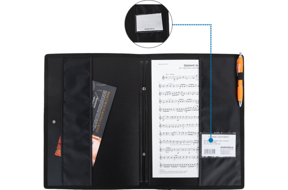 Classic Cantabile B01BK Notenmappe Light schwarz image 10