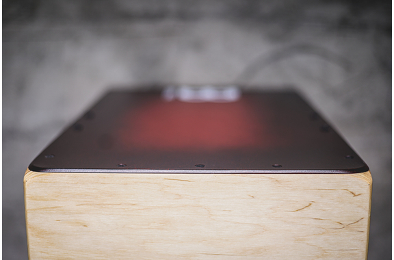 Meinl Percussion Snarecraft Series Snare Cajon 100 Édition Spéciale Red Burst image 10