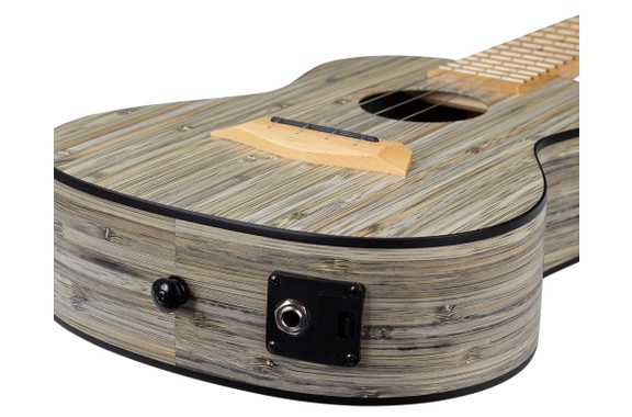 Cascha 2315E Sopran Ukulele Bamboo Graphit Bundle con Pastilla image 10