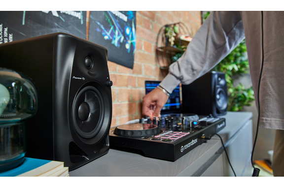 Pioneer DJ DM-50D Schwarz Paar Set image 10