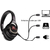 Pronomic SCBS-41 USB-C Silent Disco V2 Band Set con 4 auriculares y 1 transmisor thumbnail 11