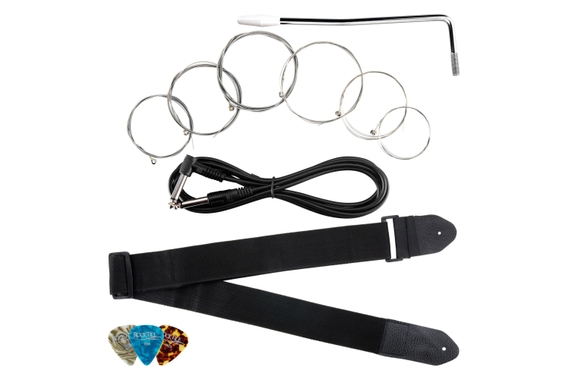 Set Guitares Électriques Rocktile Banger's Powerpack Noir incl. Ampli, Housse, Accordeur, Câble, Sangle, Cordes et Cours incl. CD/DVD image 11