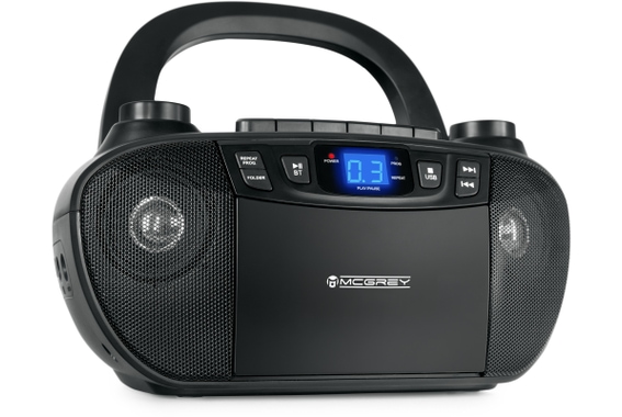 McGrey CDB-1016U BK Boombox Met Cassette, Bluetooth En USB image 11