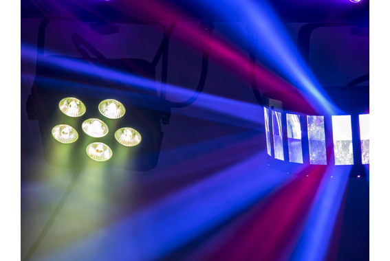 Set Luci Eurolite LED KLS Laser Bar Pro FX con Treppiede image 11
