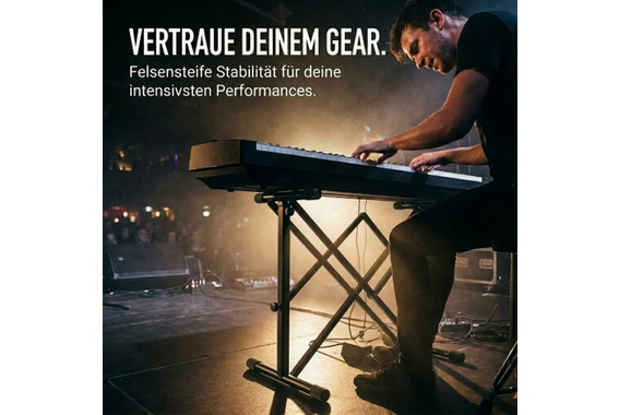 Classic Cantabile KBA-880BK Keyboard- und Mixertisch schwarz image 11
