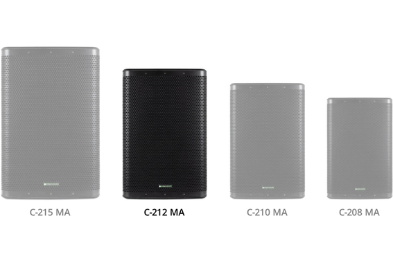 Pronomic C-212 MA 12" Enceinte Active 2000 Watts Set Pieds image 11