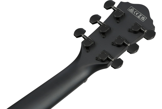 Ibanez AEWC621L-BOT Linkshandige Concertgitaar Black Out image 11