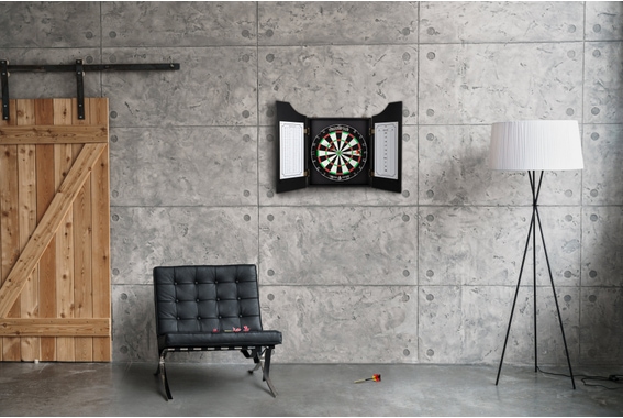 Stagecaptain DBC-1775 BK BullsEye Cible de Fléchettes dans Armoire Pub image 11