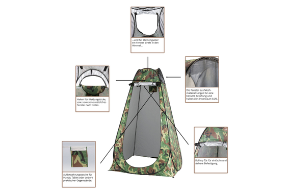 Stagecaptain Quixie Camouflage Privacy Handwash Set image 11