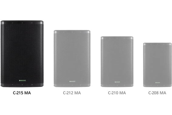 Pronomic C-215 MA 15" Enceinte Active Set Pieds 2000 Watts image 11