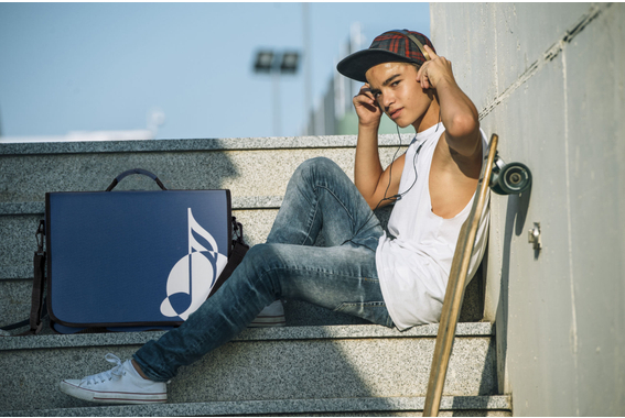 Classic Cantabile Notentasche blauw image 11