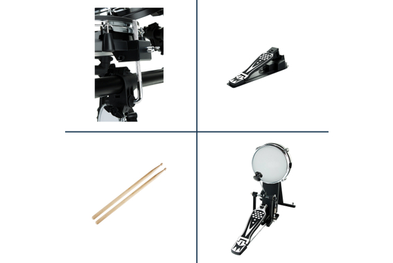 XDrum DD-530 E-Drum Set mit Mesh Heads  - Retoure (Zustand: sehr gut) image 11