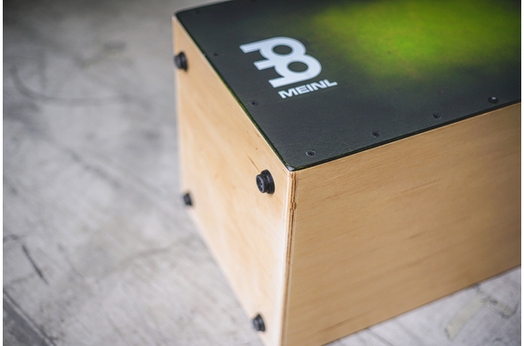 Meinl Percussion Snarecraft Series Snare Cajon 100 Édition Spéciale Green Burst image 11