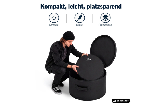 XDrum MBD-218 Bombo De Marcha 18" x 12" Con Funda image 11