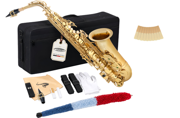 Classic Cantabile Winds AS-450 Saxofón Alto en Eb Set image 11