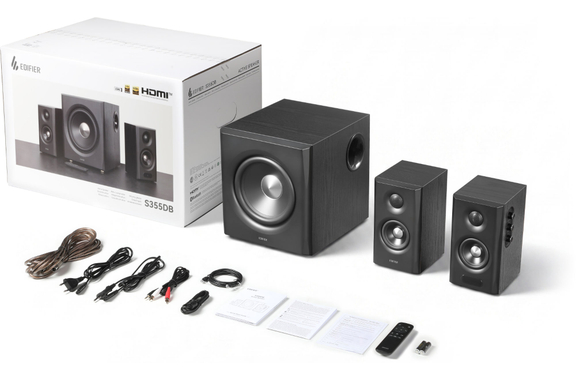 Edifier S355DB-BK 2.1 HDMI Système d'Enceintes Black image 11