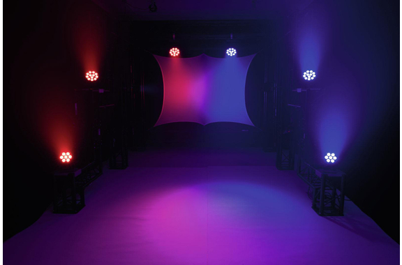 Eurolite LED 7C-7 Silent Slim Spot QuickDMX Set image 11