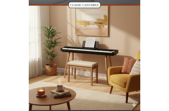 Classic Cantabile SP-316 Stagepiano Home Set Zwart image 11