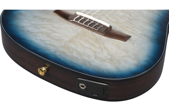 Ibanez FRH20QMN-CTL Cosmic Blue Starburst Low Gloss image 11