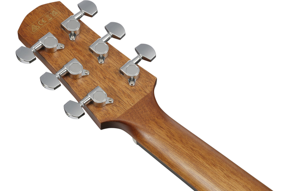 Ibanez AAD70CE-TBN Westerngitaar Charcoal Burst Top image 11