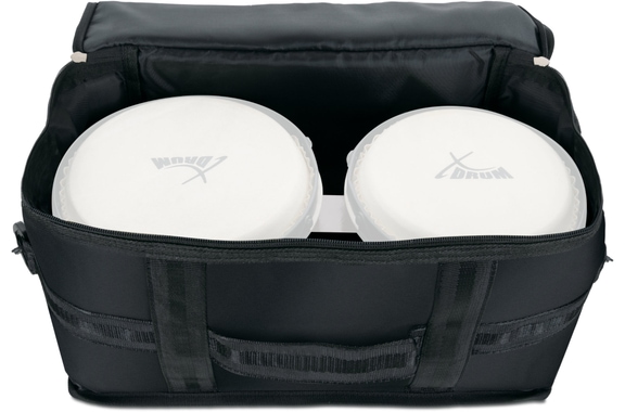 XDrum Bongos Club Rojo Vino SET incl. Bolsa para Bongos image 11