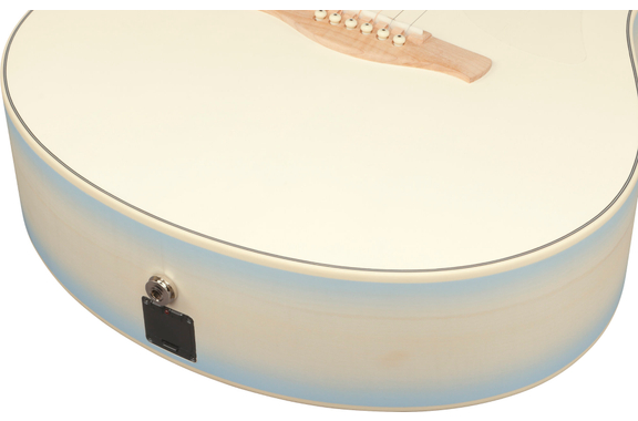 Ibanez AAM370M2E-AIB Transparent Antique White Ice Blue image 11