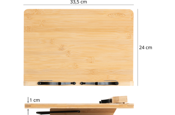 Classic Cantabile Tischnotenpult Bambus klein image 11