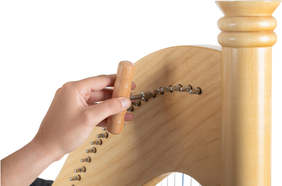 Classic Cantabile P-38 Hakenharfe 38 Saiten  - Retoure (Zustand: gut) image 11