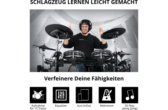XDrum DD-650 PLUS Mesh E-Drum Kit image 11