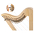 Classic Cantabile H-19 AW Keltische Harp 19 Snaren Set thumbnail 12