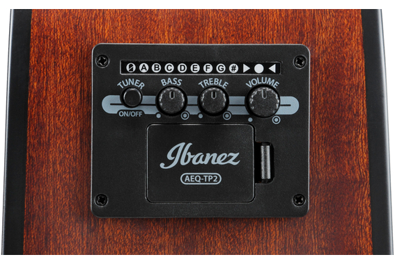 Ibanez AAD50CE-TCB Transparent Charcoal Burst image 12