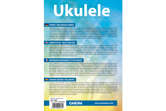 Cascha 2036 Konzert Ukulele Mahagoni Set  - Retoure (Zustand: sehr gut) image 12