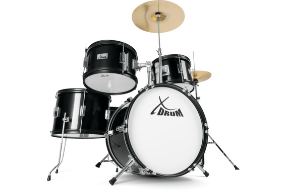 XDrum Junior Pro Kinder Schlagzeug Black Sparkle inkl. Schule  - Retoure (Verpackungsschaden) image 12