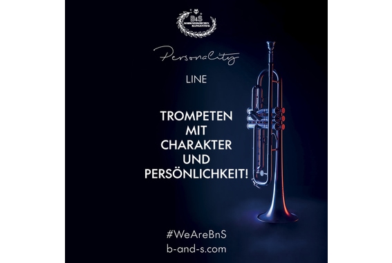 B&S Personality PBB Benny Brown Bb-trompet verzilverd image 12