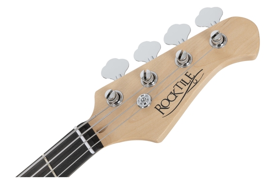 Rocktile Pro JB-30BK 70's Deluxe E-Bass Black Set image 12