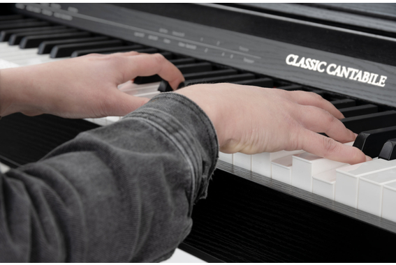 Classic Cantabile DP-S1 SM E-Piano Negro mate image 12
