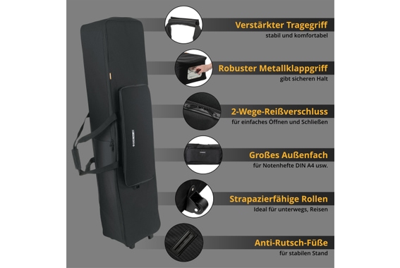 Yamaha P-225B Stagepiano Schwarz Set image 12