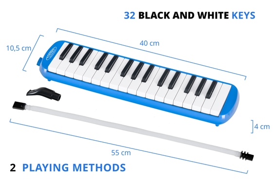 Classic Cantabile FML-32 BU Melodica blu image 12