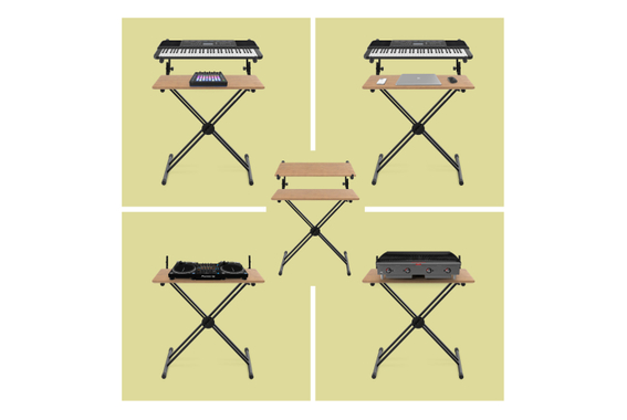 Classic Cantabile 2-fach Doppel-X-Keyboardständer  - Retoure (Zustand: gut) image 12