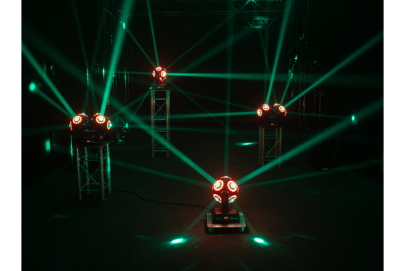 Eurolite LED B-100 Hypno Single Ball Moving Head Case Set image 12