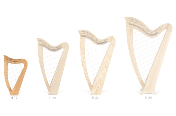 Classic Cantabile H-12 AW Harpe Celtique 12 Cordes image 12