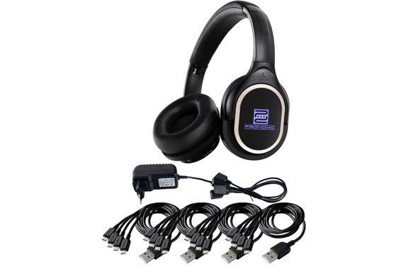 Pronomic SDH-340/32 USB-C Silent Disco V2 Kopfhörer Set + 2 Ladegeräte image 12