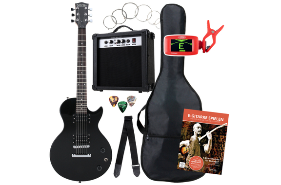 Rocktile L-Pack Electric Guitar Set Black incl. Amplifier, Bag, Tuner, Cable, Strap, Strings and Lesson incl. CD/DVD image 12